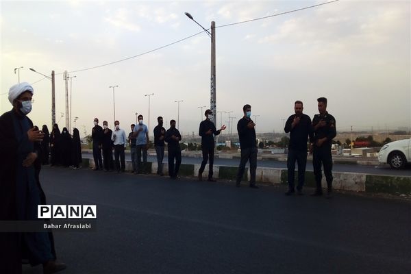 برگزاری کاروان عزاداری شهادت امام زین العابدین‌( ع) در رباط‌کریم