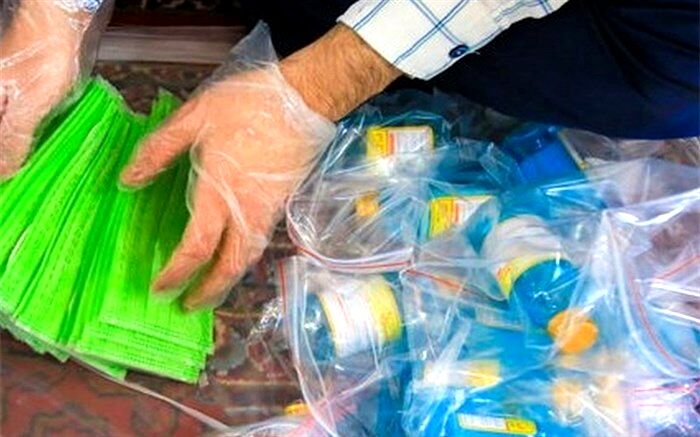 توزیع اقلام بهداشتی، بسته‌های آموزش سلامت و پیشگیری از کرونا در استان همدان