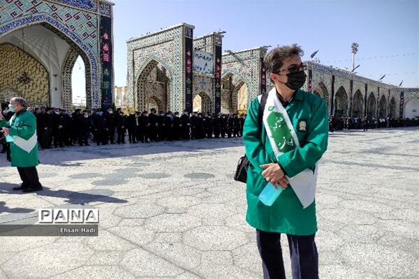 تشییع پیکر حاج محمد خجسته در مشهد