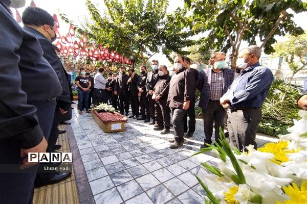 تشییع پیکر حاج محمد خجسته در مشهد