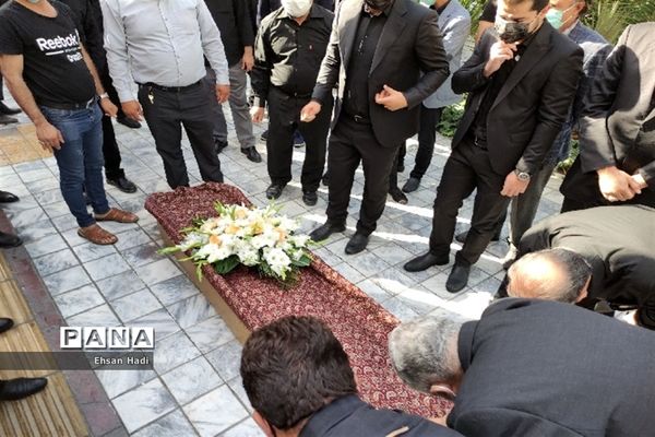 تشییع پیکر حاج محمد خجسته در مشهد