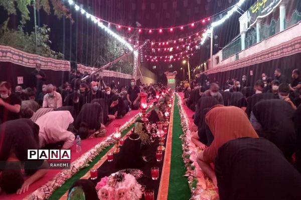 بزرگترین سفره حضرت رقیه(س) در منطقه ۱۵