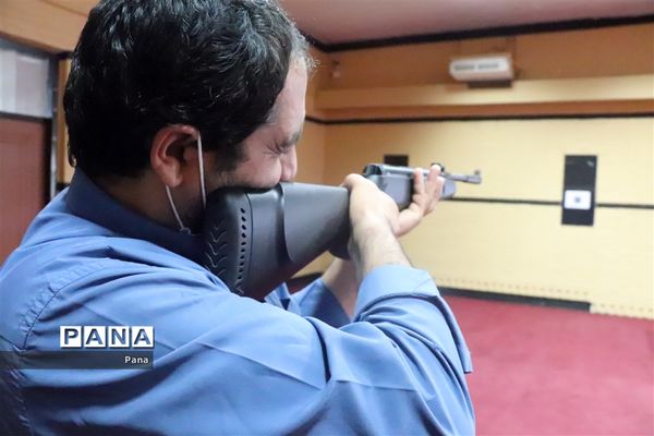 مسابقه تیراندازی با تفنگ بادی و تپانچه یادواره شهید مدافع حرم حامد جوانی