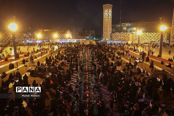 مراسم شب شهادت حضرت رقیه(س) در میدان امام حسین (ع)
