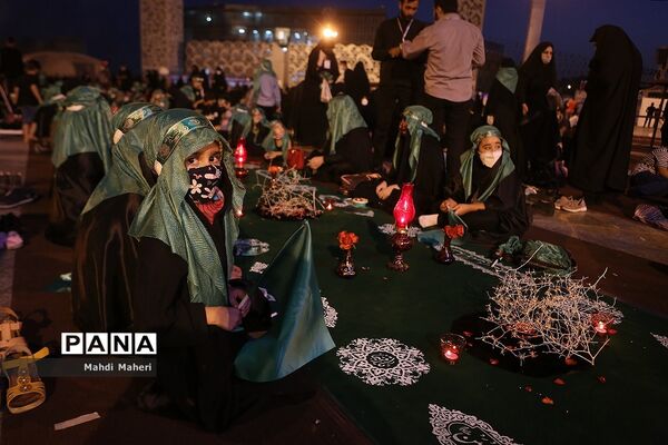 مراسم شب شهادت حضرت رقیه(س) در میدان امام حسین (ع)