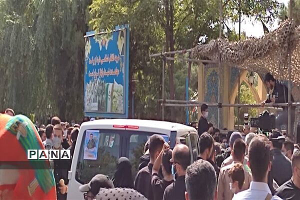 تشییع پیکر مطهر شهید محمد اینانلو در البرز