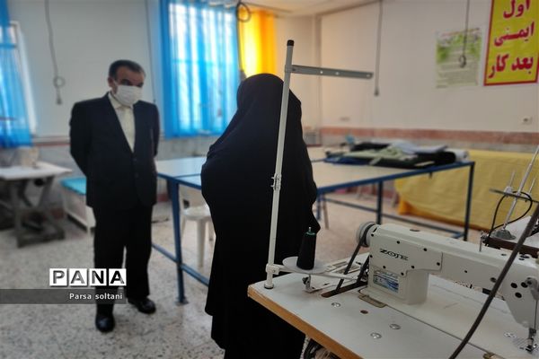 بازدید معاون آموزش متوسطه اداره کل آموزش و پرورش خراسان از مدارس کاشمر