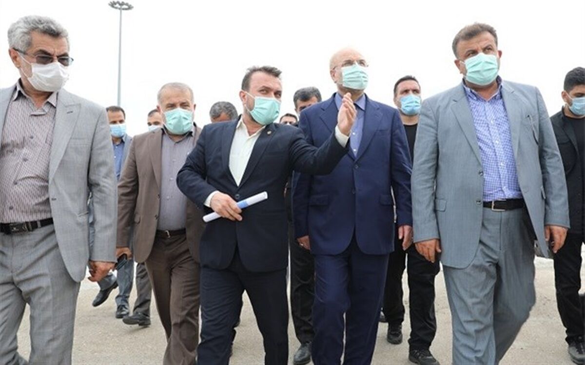 بازدید رئیس مجلس شورای اسلامی از بندر امیرآباد مازندران