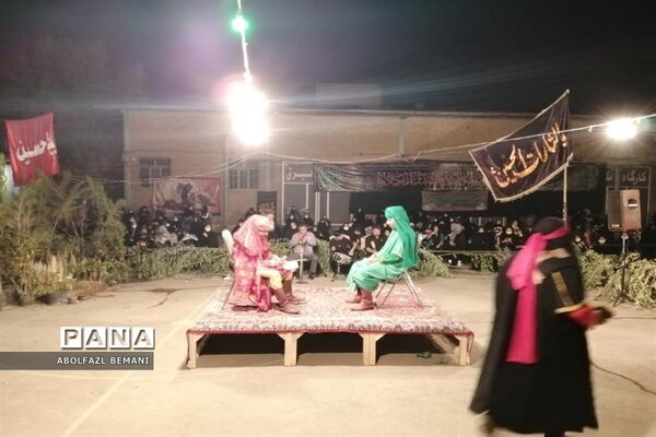 تعزیه خوانی در هنرستان ثامن الائمه(ع) قم