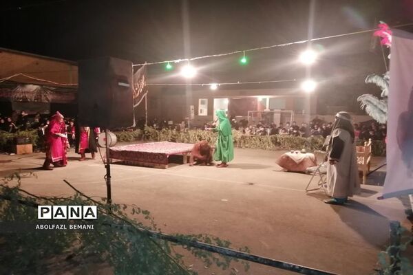 تعزیه خوانی در هنرستان ثامن الائمه(ع) قم