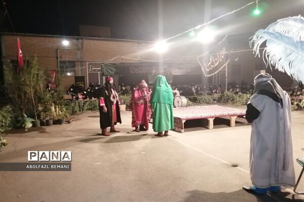 تعزیه خوانی در هنرستان ثامن الائمه(ع) قم