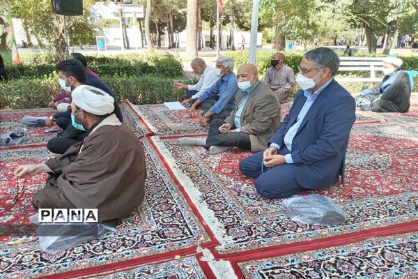 اقامه اولین نماز جمعه توسط امام جمعه جدید شهرستان کاشمر