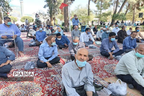 اقامه اولین نماز جمعه توسط امام جمعه جدید شهرستان کاشمر