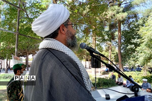 اقامه اولین نماز جمعه توسط امام جمعه جدید شهرستان کاشمر