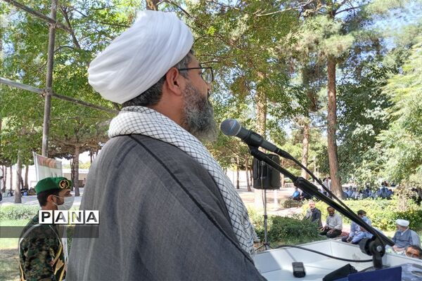 اقامه اولین نماز جمعه توسط امام جمعه جدید شهرستان کاشمر