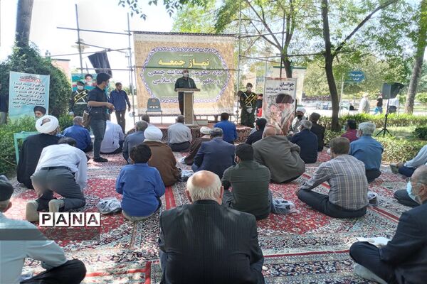اقامه اولین نماز جمعه توسط امام جمعه جدید شهرستان کاشمر