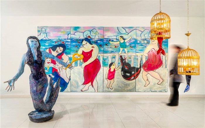 گالری گردی اولین جمعه پاییزی و مزایده آثاری از هنرمندان قهوه‌خانه‌ای