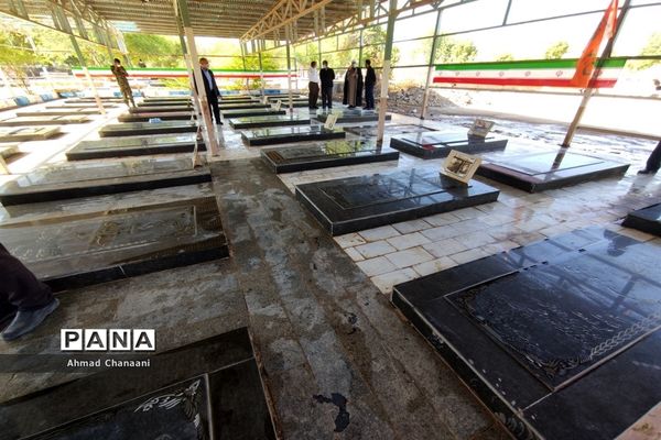 برگزاری آیین غبار روبی و عطر افشانی مزار مطهر شهدای کوت عبدالله