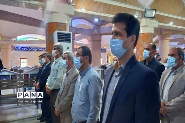 تجدید میثاق و عطر افشانی قبور مطهر شهدا در بوشهر