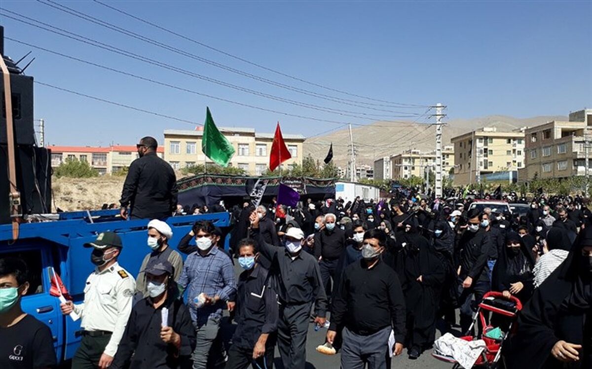 راهپیمایی جاماندگان‌ اربعین‌ حسینی در پردیس