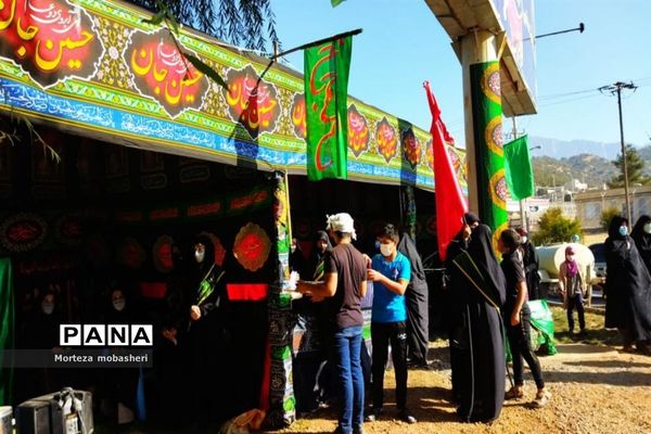 مراسم پیاده‌روی و عزاداری جاماندگان اربعین حسینی در شهر یاسوج