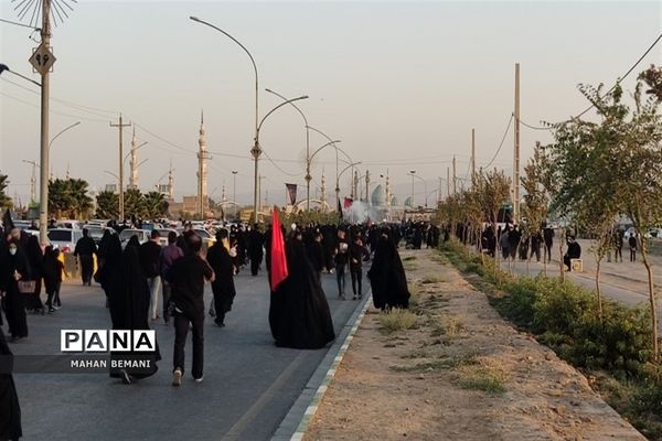 پیاده‌روی جاماندگان اربعین در قم