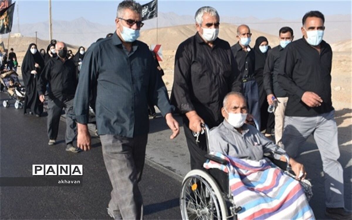 همایش جاماندگان اربعین حسینی در بهاباد برگزار شد