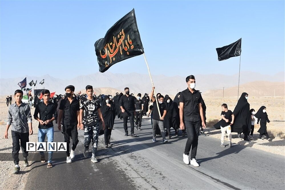 همایش جاماندگان اربعین حسینی در بهاباد