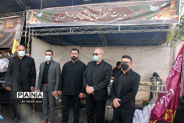 راهپیمایی جاماندگان اربعین حسینی درشهرستان ری