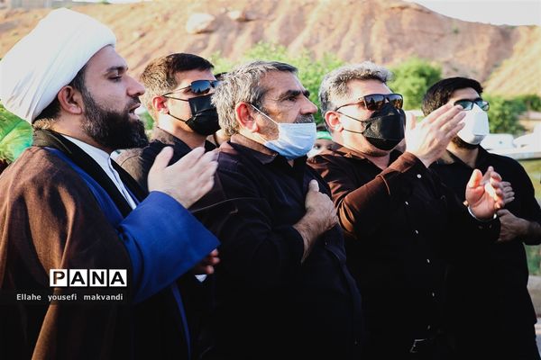 مراسم پیاده روی جاماندگان اربعین حسینی در شهرستان امیدیه