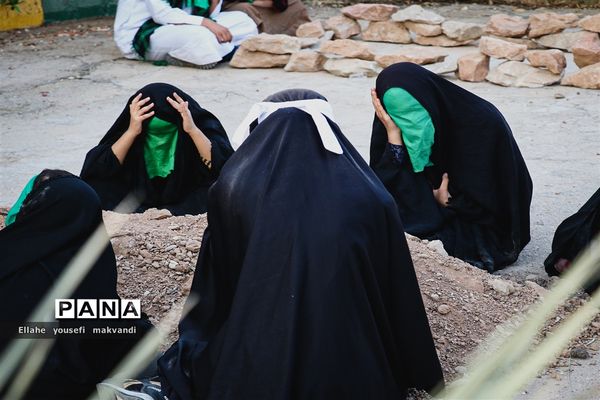 مراسم پیاده روی جاماندگان اربعین حسینی در شهرستان امیدیه