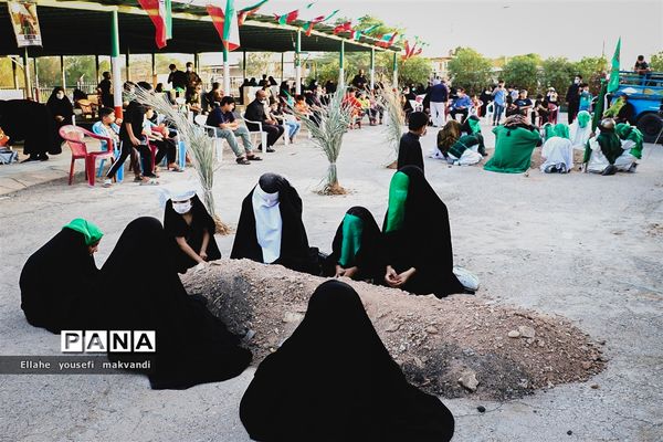 مراسم پیاده روی جاماندگان اربعین حسینی در شهرستان امیدیه