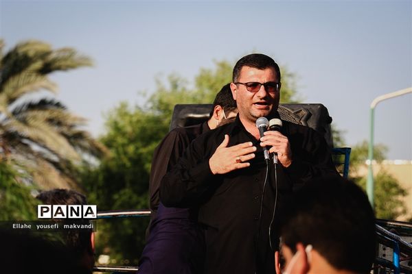 مراسم پیاده روی جاماندگان اربعین حسینی در شهرستان امیدیه