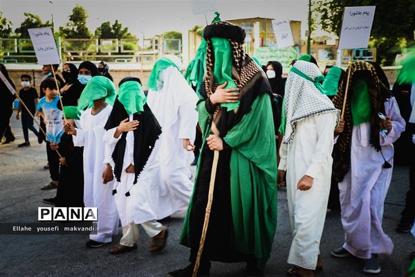 مراسم پیاده روی جاماندگان اربعین حسینی در شهرستان امیدیه