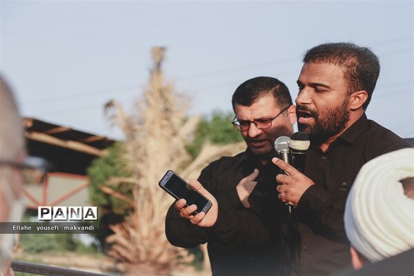 مراسم پیاده روی جاماندگان اربعین حسینی در شهرستان امیدیه