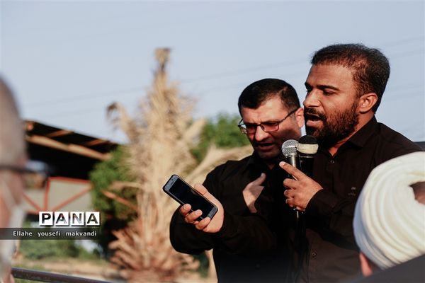 مراسم پیاده روی جاماندگان اربعین حسینی در شهرستان امیدیه