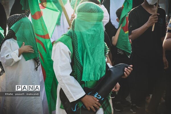 مراسم پیاده روی جاماندگان اربعین حسینی در شهرستان امیدیه
