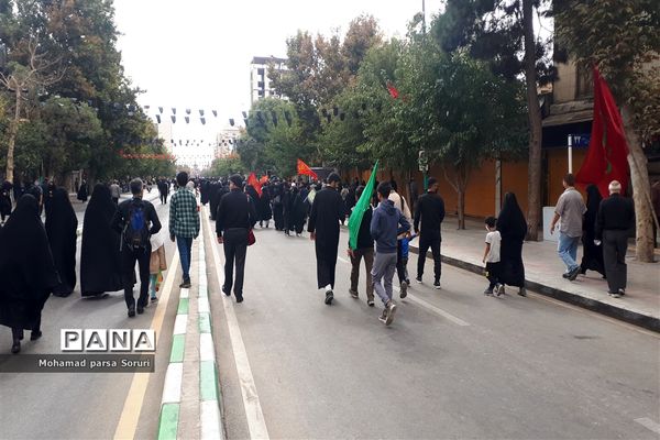 زائران حرم رضوی در اربعین حسینی