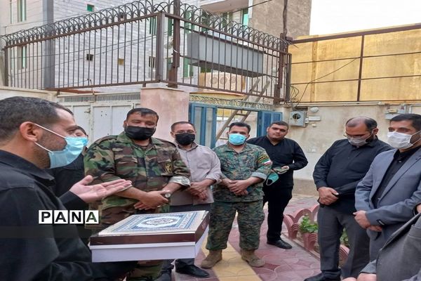 برگزاری مراسم غبار روبی و عطرافشانی گلزار شهدای شهر مشکین دشت کرج