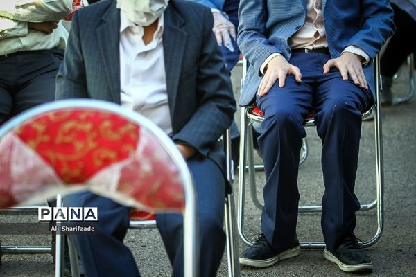 آیین آغاز سال تحصیلی جدید در مدرسه استثنایی شهید محبی