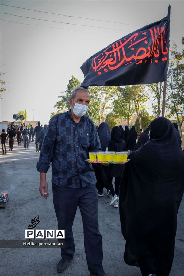 پیاده‌روی جاماندگان اربعین به آستان امامزاده سید صالحه