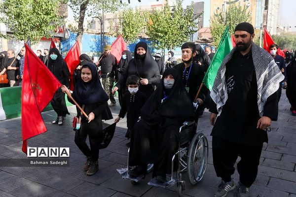 مراسم پیاده روی جاماندگان اربعین حسینی