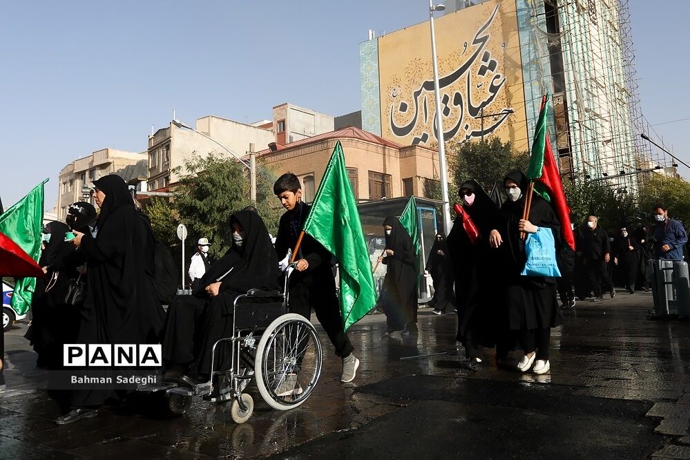 مراسم پیاده روی جاماندگان اربعین حسینی