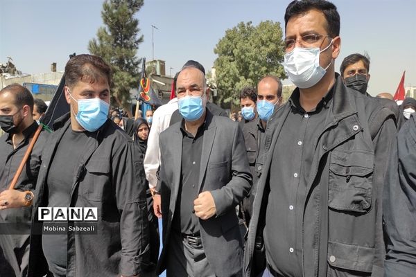 برگزاری مراسم راهپیمایی اربعین حسینی در تهران با حضور فرمانده کل سپاه  پاسداران انقلاب اسلامی