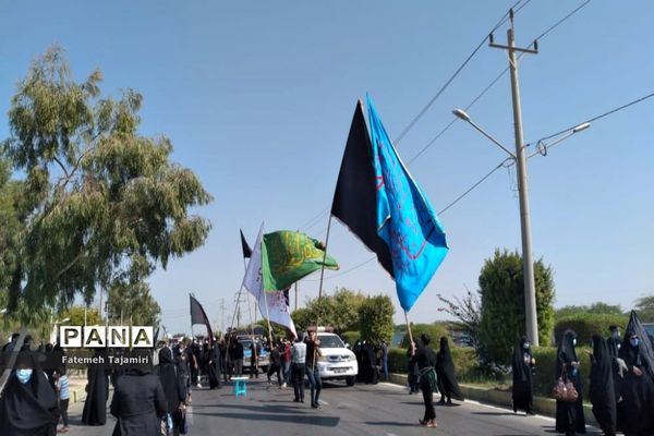 پیاده‌روی جاماندگان اربعین حسینی در بوشهر