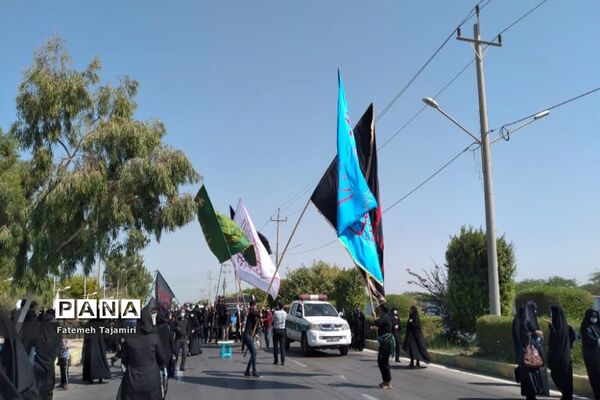 پیاده‌روی جاماندگان اربعین حسینی در بوشهر