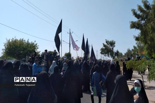 پیاده‌روی جاماندگان اربعین حسینی در بوشهر