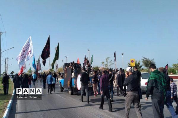 پیاده‌روی جاماندگان اربعین حسینی در بوشهر
