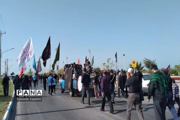 پیاده‌روی جاماندگان اربعین حسینی در بوشهر