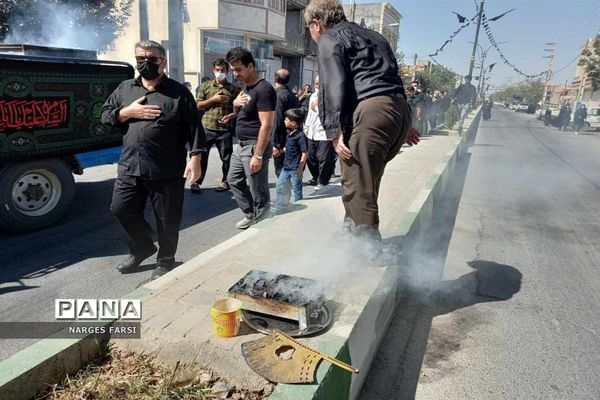 عزاداری اربعین حسینی(ع) در شهر جعفریه قم